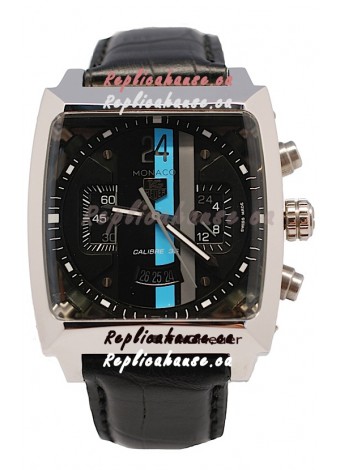 Tag Heuer Monaco Concept 24 Swiss Replica Watch in Black Dial