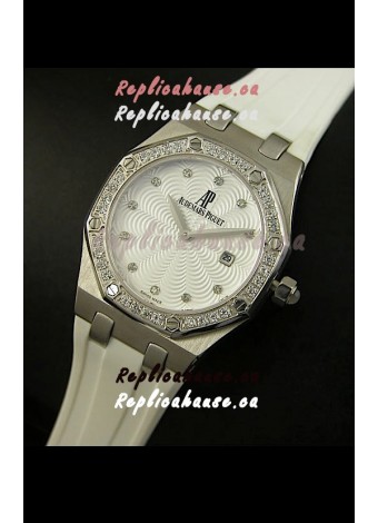 Audemars Piguet Royal Oak Ladies Quartz Replica Watch in Steel Case
