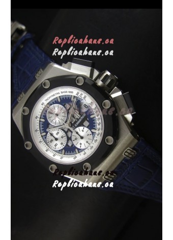 Audemars Piguet Royal Oak Offshore Rubens Barrichello Titanium Blue - 1:1 Mirror Replica