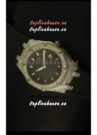 Audemars Piguet Royal Oak Ladies Watch in Black 