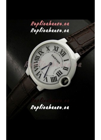 Cartier Ballon de Ladies Replica Watch in White Dial