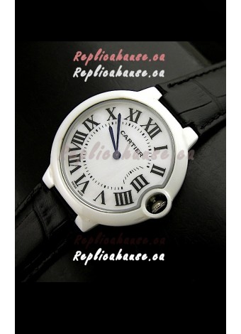 Cartier Ballon de Ladies Replica Watch in White Dial