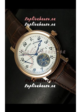 Breguet Retrograde Day/Date Japanese Automatic Watch with Tourbillon