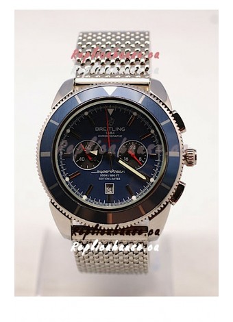 Breitling SuperOcean Heritage Swiss Replica Watch - Dark Blue Dial