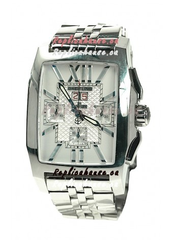 Breitling For Bentley Swiss Flying B Chronograph Steel Watch