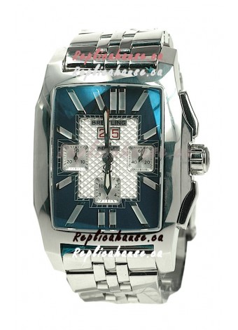 Breitling For Bentley Swiss Flying B Chronograph Steel Watch in Blue Dial