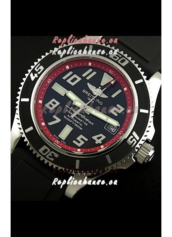 Breitling Superocean Swiss Replica Watch in Black Dial - Ultimate Mirror Replica