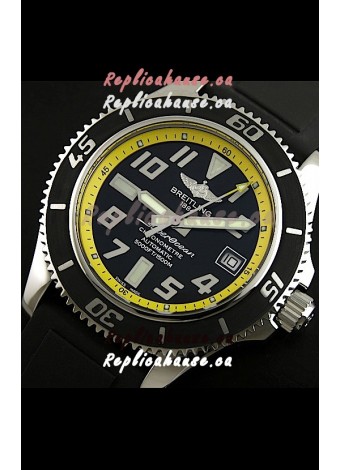 Breitling Superocean Swiss Replica Watch in Black Dial - Ultimate Mirror Replica