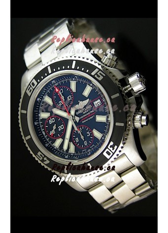 Breitling SuperOcean Abyss Swiss Chronograph Replica Watch - 1:1 Mirror Replica - 44MM Red Markers