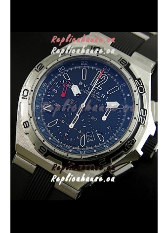 Bvlgari Diagono Professional Swiss Replica Watch in Black Dial