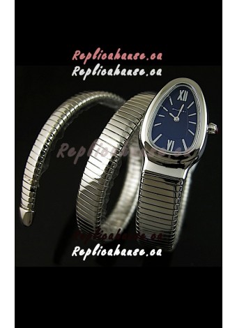 Bvlgari Serpenti Ladies Watch in Japanese Quartz Movement - Steel Case