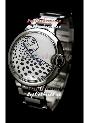 Cartier Ballon de Swiss Replica Watch in White Dial