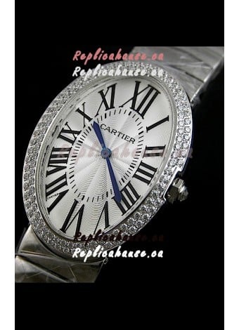 Cartier Ballon de Swiss Replica Watch in White Dial