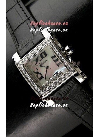 Chopard Happy Sport Swiss Replica Watch in Shell White Dial