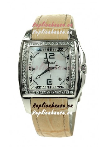 Chopard Two O Ten Ladies Swiss Replica Watch in Yellow Strap