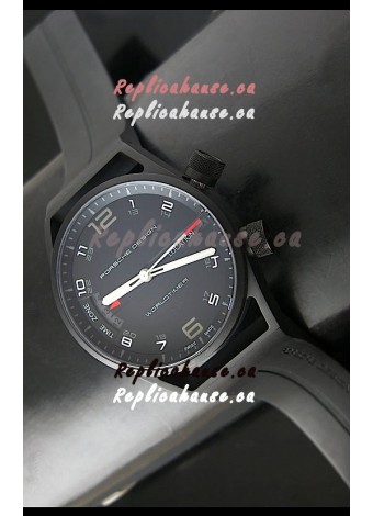 Porsche Design P6750 WorldTimer DLC Swiss Replica Watch