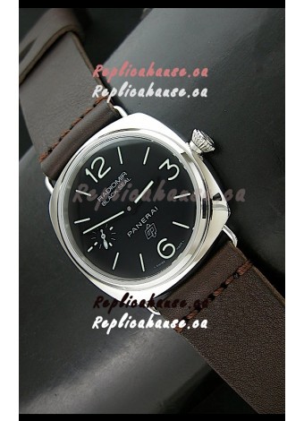 Panerai PAM380 Radiomir Black Seal Swiss Automatic Replica Watch in Brown Strap
