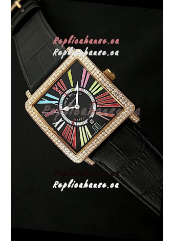 Franck Muller Master Square Swiss Replica Watch in Black Dial