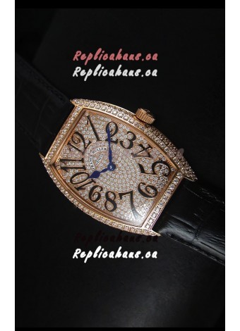 Franck Muller Master of Complications Casablanca Ladies Watch in Rose Gold Case 