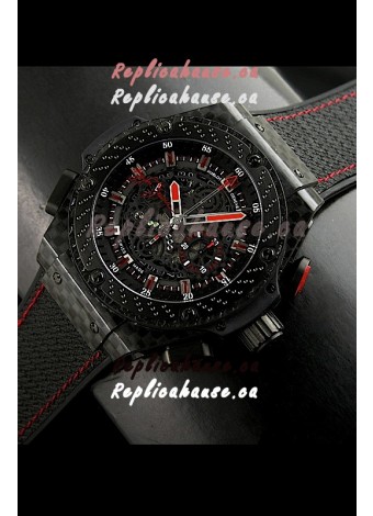 Hublot Big Bang Ayrton Senna Full Carbon Casing Swiss Watch 