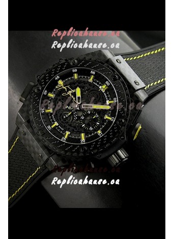 Hublot Big Bang Ayrton Senna Full Carbon Casing Swiss Watch 