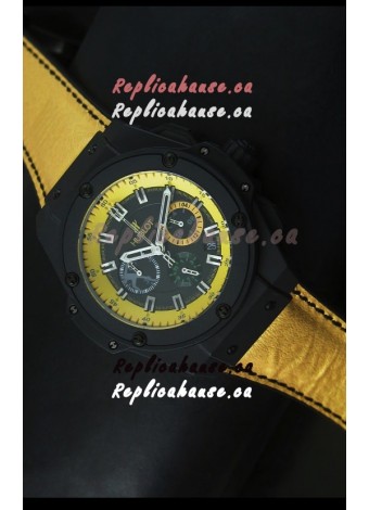 Hublot Big Bang Yellow Skeleton Swiss Quartz Watch 45MM