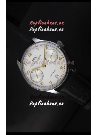IWC Portugieser IW500704 Swiss Automatic Watch in White Dial - Updated 1:1 Mirror Replica 