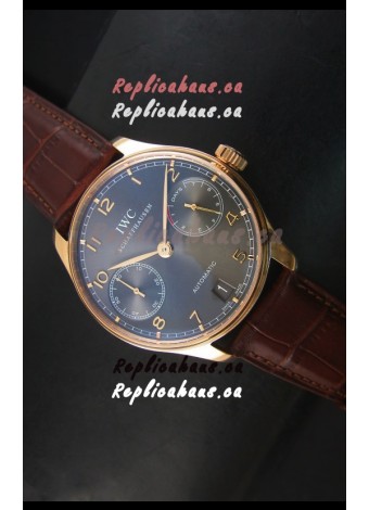 IWC Portugieser IW500702 Swiss Automatic Watch in Grey Dial - Updated 1:1 Mirror Replica 