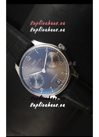 IWC Portugieser IW500703 Swiss Automatic Watch in Grey Dial - Updated 1:1 Mirror Replica 
