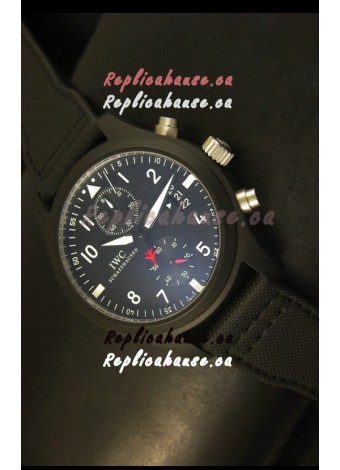 IWC Pilot Top Gun Chronograph Swiss Watch - 1:1 Mirror Replica Edition