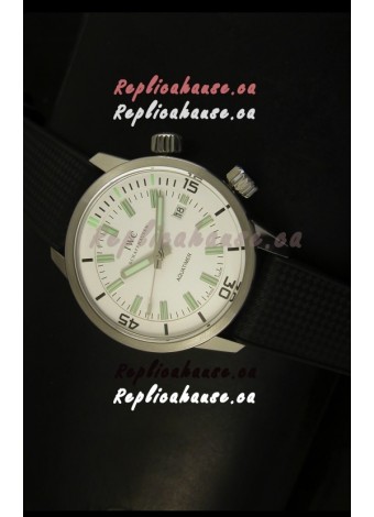 IWC Aquatimer Automatic Vintage 1967 Swiss Watch in White Dial
