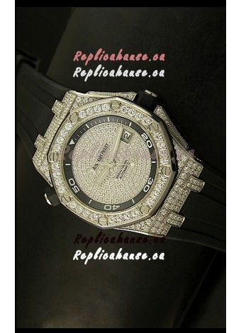 Audemars Piguet Royal Oak Offshore Diver Watch - Iced out Edition