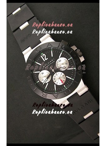 Bvlgari Diagono Titanium Japanese Automatic Replica Watch