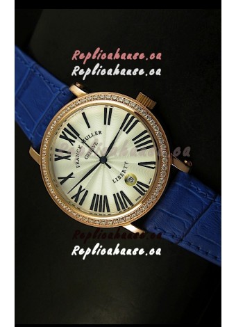 Franck Muller Master of Complications Liberty Japanese Watch in Purple Strap