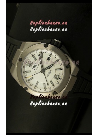 IWC Ingenieur Full Titanium Swiss Replica Watch in White Dial