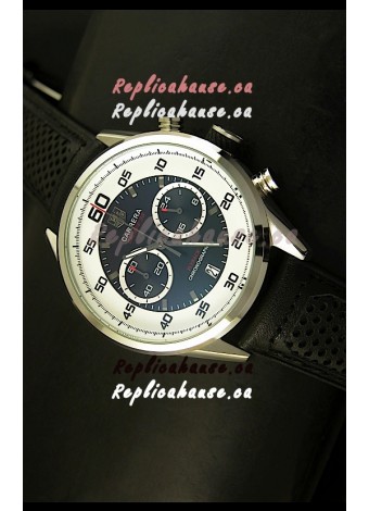 Tag Heuer Carrera Calibre 36 Flyback Black Dial Replica Watch - Quartz Movement