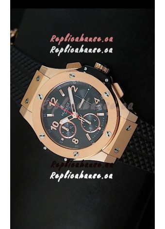 Hublot Big Bang Pink Gold Casing Swiss Watch 40MM - 1:1 Mirror Replica 