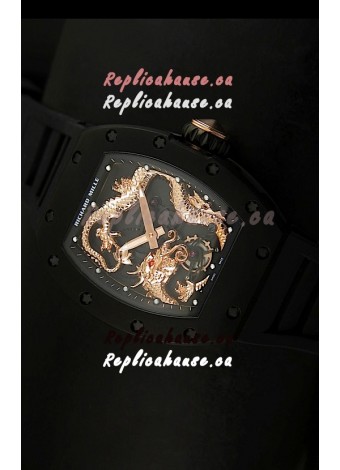 Richard Mille RM057 Tourbillon Jackie Chan Swiss Replica Watch in PVD Case