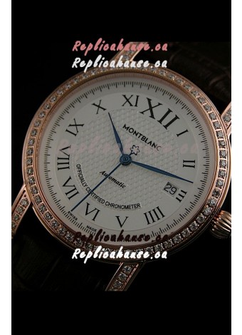 Mont Blanc Swiss Automatic Watch in Rose Gold