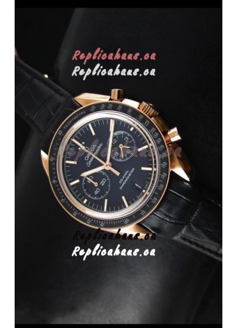 Omega Speedmaster Moon Watch Co-Axial Japanese Replica Watch Rose Gold Case