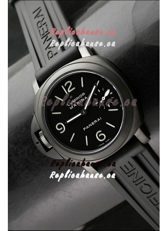 Panerai Luminor Marina Left Hand Wind PVD Swiss Watch