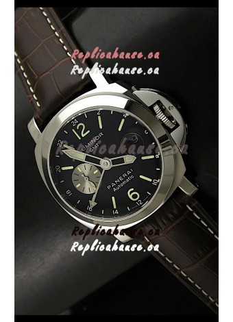 Panerai Luminor GMT Swiss Watch in Steel - 1:1 Mirror Replica PAM00161