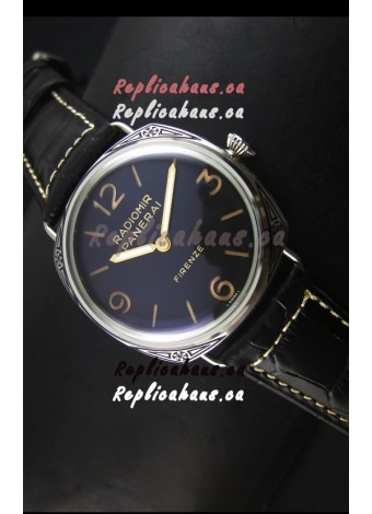 Panerai PAM604 Radiomir Firenze 3 Days Acciaio Swiss Watch - Unitas Movement