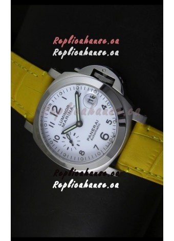Panerai Luminor Marina PAM49 40MM Swiss Watch - Yellow Strap