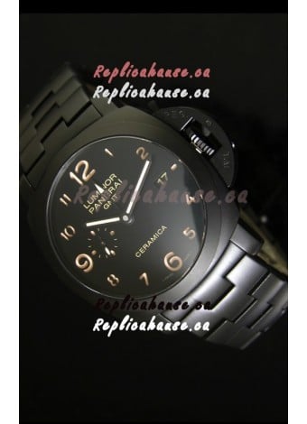 Panerai Luminor GMT PAM441 Ceramica Watch - DLC Coated Edition