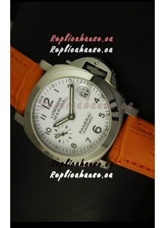Panerai Luminor Marina PAM49 40MM Swiss Watch - Orange Strap