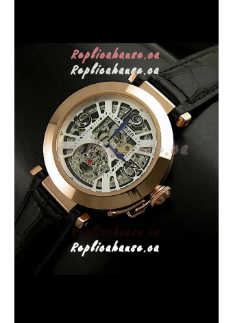 Cartier Ronde De Ladies Replica Watch in Decorated Skeleton Dial