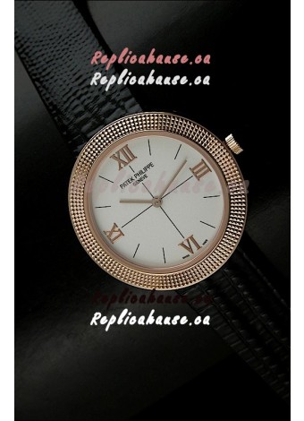 Patek Philippe Geneve Swiss Quartz in Rose Gold
