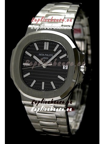 Patek Philippe Nautilis Jumbo Swiss Watch in Steel Casing