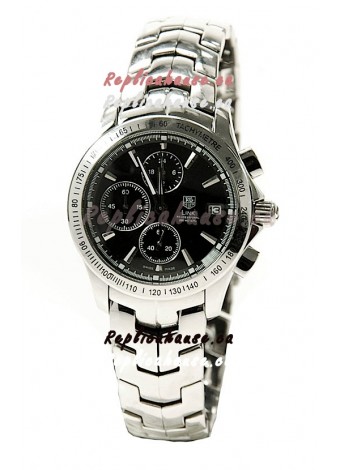 Tag Heuer Link 200 Meters Japanese Replica Quartz Watch in Black Dial